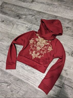 Toxic Vision Crop Hoodie